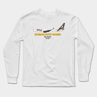 Boeing B737-900ER - Sky Airlines "Kapadokya" Long Sleeve T-Shirt